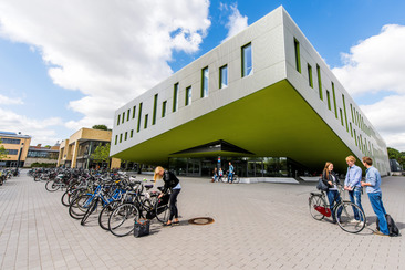 Das neue Hoersaalgebaeude auf dem Campus Westerberg der 365Ͷע_365ƽ̨bet-ַ Osnabrck.